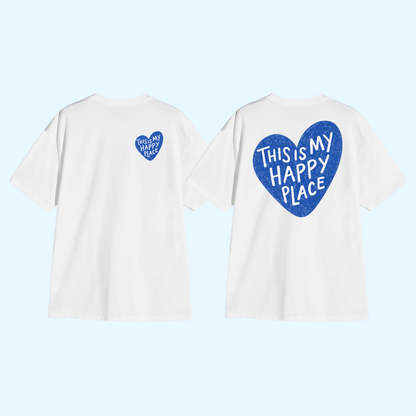 T-shirt - Happy Place Blue 🐋